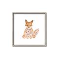 Picture of Baby Floral Fox _GroupedProduct_Square_Mini_ _GroupedProduct_Square_Canvas_Framed_