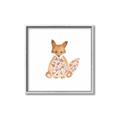 Picture of Baby Floral Fox _GroupedProduct_Square_Mini_ _GroupedProduct_Square_Canvas_Framed_