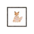 Picture of Baby Floral Fox _GroupedProduct_Square_Mini_ _GroupedProduct_Square_Canvas_Framed_