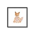 Picture of Baby Floral Fox _GroupedProduct_Square_Mini_ _GroupedProduct_Square_Canvas_Framed_