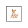Picture of Baby Floral Fox _GroupedProduct_Square_Mini_ _GroupedProduct_Square_Canvas_Framed_
