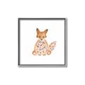 Picture of Baby Floral Fox _GroupedProduct_Square_Mini_ _GroupedProduct_Square_Canvas_Framed_
