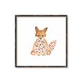 Picture of Baby Floral Fox _GroupedProduct_Square_Mini_ _GroupedProduct_Square_Canvas_Framed_