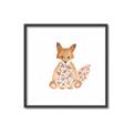 Picture of Baby Floral Fox _GroupedProduct_Square_Mini_ _GroupedProduct_Square_Canvas_Framed_