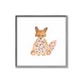 Picture of Baby Floral Fox _GroupedProduct_Square_Mini_ _GroupedProduct_Square_Canvas_Framed_