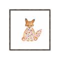 Picture of Baby Floral Fox _GroupedProduct_Square_Mini_ _GroupedProduct_Square_Canvas_Framed_