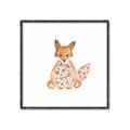 Picture of Baby Floral Fox _GroupedProduct_Square_Mini_ _GroupedProduct_Square_Canvas_Framed_