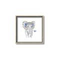 Picture of Baby Floral Elephant _GroupedProduct_Square_Mini_ _GroupedProduct_Square_Canvas_Framed_