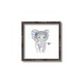Picture of Baby Floral Elephant _GroupedProduct_Square_Mini_ _GroupedProduct_Square_Canvas_Framed_