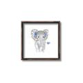 Picture of Baby Floral Elephant _GroupedProduct_Square_Mini_ _GroupedProduct_Square_Canvas_Framed_