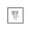 Picture of Baby Floral Elephant _GroupedProduct_Square_Mini_ _GroupedProduct_Square_Canvas_Framed_
