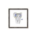 Picture of Baby Floral Elephant _GroupedProduct_Square_Mini_ _GroupedProduct_Square_Canvas_Framed_