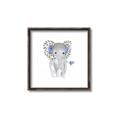 Picture of Baby Floral Elephant _GroupedProduct_Square_Mini_ _GroupedProduct_Square_Canvas_Framed_