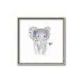 Picture of Baby Floral Elephant _GroupedProduct_Square_Mini_ _GroupedProduct_Square_Canvas_Framed_