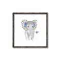 Picture of Baby Floral Elephant _GroupedProduct_Square_Mini_ _GroupedProduct_Square_Canvas_Framed_