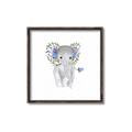 Picture of Baby Floral Elephant _GroupedProduct_Square_Mini_ _GroupedProduct_Square_Canvas_Framed_