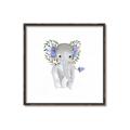 Picture of Baby Floral Elephant _GroupedProduct_Square_Mini_ _GroupedProduct_Square_Canvas_Framed_