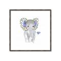 Picture of Baby Floral Elephant _GroupedProduct_Square_Mini_ _GroupedProduct_Square_Canvas_Framed_