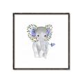 Picture of Baby Floral Elephant _GroupedProduct_Square_Mini_ _GroupedProduct_Square_Canvas_Framed_