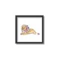 Picture of Baby Floral Lion _GroupedProduct_Square_Mini_ _GroupedProduct_Square_Canvas_Framed_