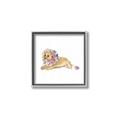 Picture of Baby Floral Lion _GroupedProduct_Square_Mini_ _GroupedProduct_Square_Canvas_Framed_