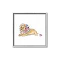 Picture of Baby Floral Lion _GroupedProduct_Square_Mini_ _GroupedProduct_Square_Canvas_Framed_