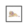 Picture of Baby Floral Lion _GroupedProduct_Square_Mini_ _GroupedProduct_Square_Canvas_Framed_
