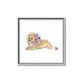 Picture of Baby Floral Lion _GroupedProduct_Square_Mini_ _GroupedProduct_Square_Canvas_Framed_