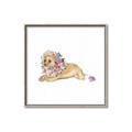 Picture of Baby Floral Lion _GroupedProduct_Square_Mini_ _GroupedProduct_Square_Canvas_Framed_