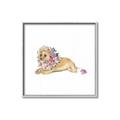 Picture of Baby Floral Lion _GroupedProduct_Square_Mini_ _GroupedProduct_Square_Canvas_Framed_