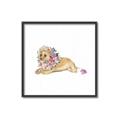 Picture of Baby Floral Lion _GroupedProduct_Square_Mini_ _GroupedProduct_Square_Canvas_Framed_