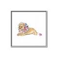Picture of Baby Floral Lion _GroupedProduct_Square_Mini_ _GroupedProduct_Square_Canvas_Framed_