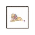 Picture of Baby Floral Lion _GroupedProduct_Square_Mini_ _GroupedProduct_Square_Canvas_Framed_