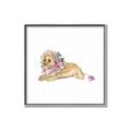 Picture of Baby Floral Lion _GroupedProduct_Square_Mini_ _GroupedProduct_Square_Canvas_Framed_