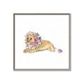 Picture of Baby Floral Lion _GroupedProduct_Square_Mini_ _GroupedProduct_Square_Canvas_Framed_