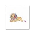 Picture of Baby Floral Lion _GroupedProduct_Square_Mini_ _GroupedProduct_Square_Canvas_Framed_