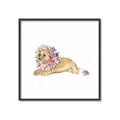 Picture of Baby Floral Lion _GroupedProduct_Square_Mini_ _GroupedProduct_Square_Canvas_Framed_