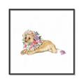 Picture of Baby Floral Lion _GroupedProduct_Square_Mini_ _GroupedProduct_Square_Canvas_Framed_
