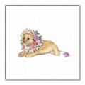 Picture of Baby Floral Lion _GroupedProduct_Square_Mini_ _GroupedProduct_Square_Canvas_Framed_