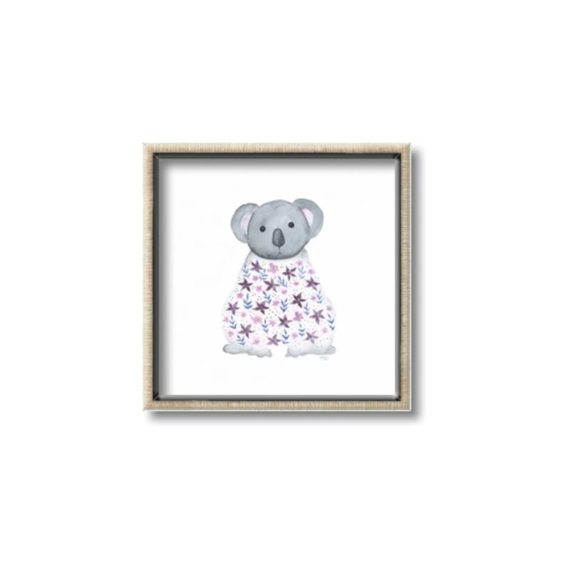 Picture of Baby Floral Koala _GroupedProduct_Square_Mini_ _GroupedProduct_Square_Canvas_Framed_