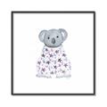 Picture of Baby Floral Koala _GroupedProduct_Square_Mini_ _GroupedProduct_Square_Canvas_Framed_