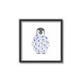 Picture of Baby Floral Penguin _GroupedProduct_Square_Mini_ _GroupedProduct_Square_Canvas_Framed_