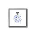 Picture of Baby Floral Penguin _GroupedProduct_Square_Mini_ _GroupedProduct_Square_Canvas_Framed_