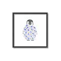 Picture of Baby Floral Penguin _GroupedProduct_Square_Mini_ _GroupedProduct_Square_Canvas_Framed_