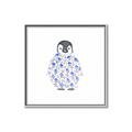 Picture of Baby Floral Penguin _GroupedProduct_Square_Mini_ _GroupedProduct_Square_Canvas_Framed_