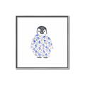 Picture of Baby Floral Penguin _GroupedProduct_Square_Mini_ _GroupedProduct_Square_Canvas_Framed_