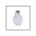 Picture of Baby Floral Penguin _GroupedProduct_Square_Mini_ _GroupedProduct_Square_Canvas_Framed_