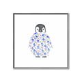 Picture of Baby Floral Penguin _GroupedProduct_Square_Mini_ _GroupedProduct_Square_Canvas_Framed_