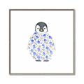 Picture of Baby Floral Penguin _GroupedProduct_Square_Mini_ _GroupedProduct_Square_Canvas_Framed_
