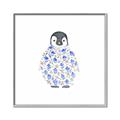 Picture of Baby Floral Penguin _GroupedProduct_Square_Mini_ _GroupedProduct_Square_Canvas_Framed_